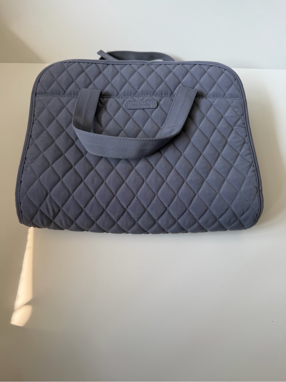 Vera Bradley Quilted Tote and Accessory Organizer in Gray - Picture 4 of 5